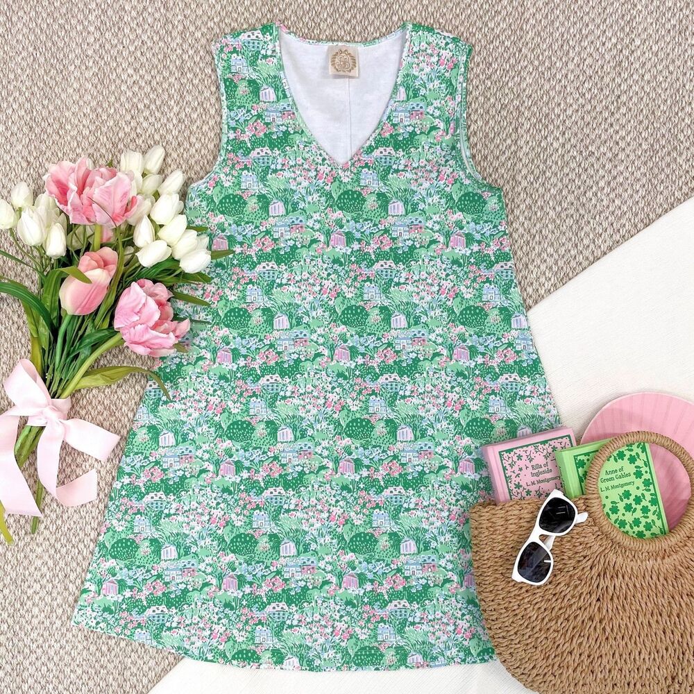Beaufort Bonnet Company Women's Sleeveless Polly Play Dress Belmont Blooms